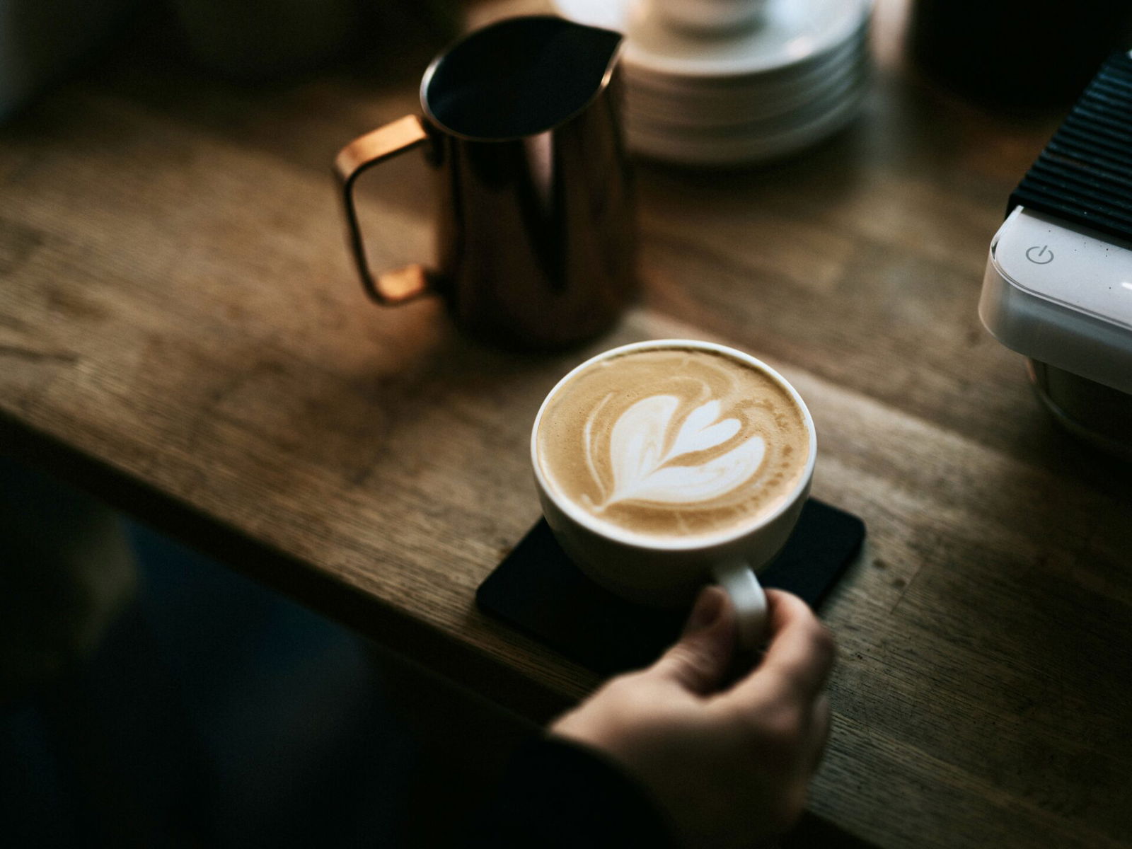 Cup of fancy coffee