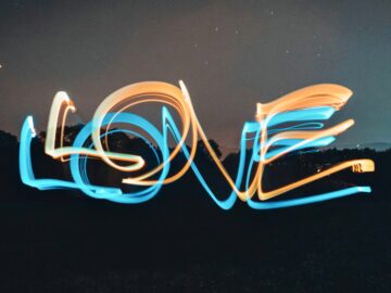 Love light art