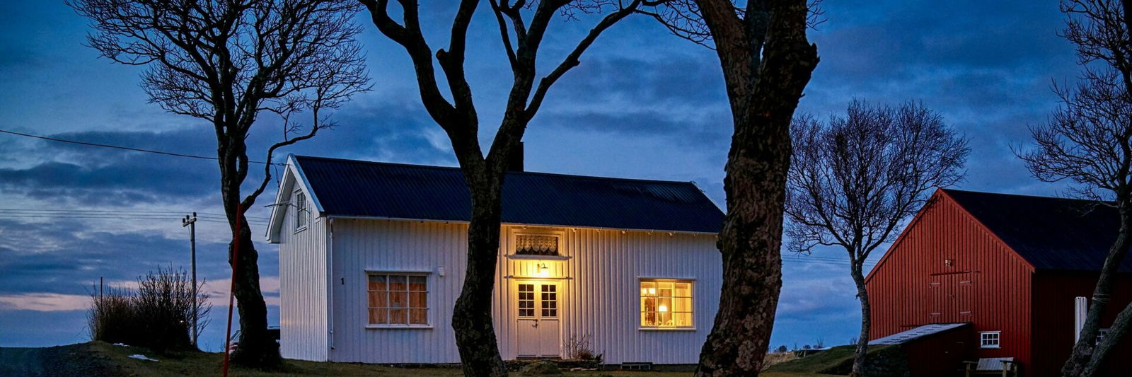 House in the evening