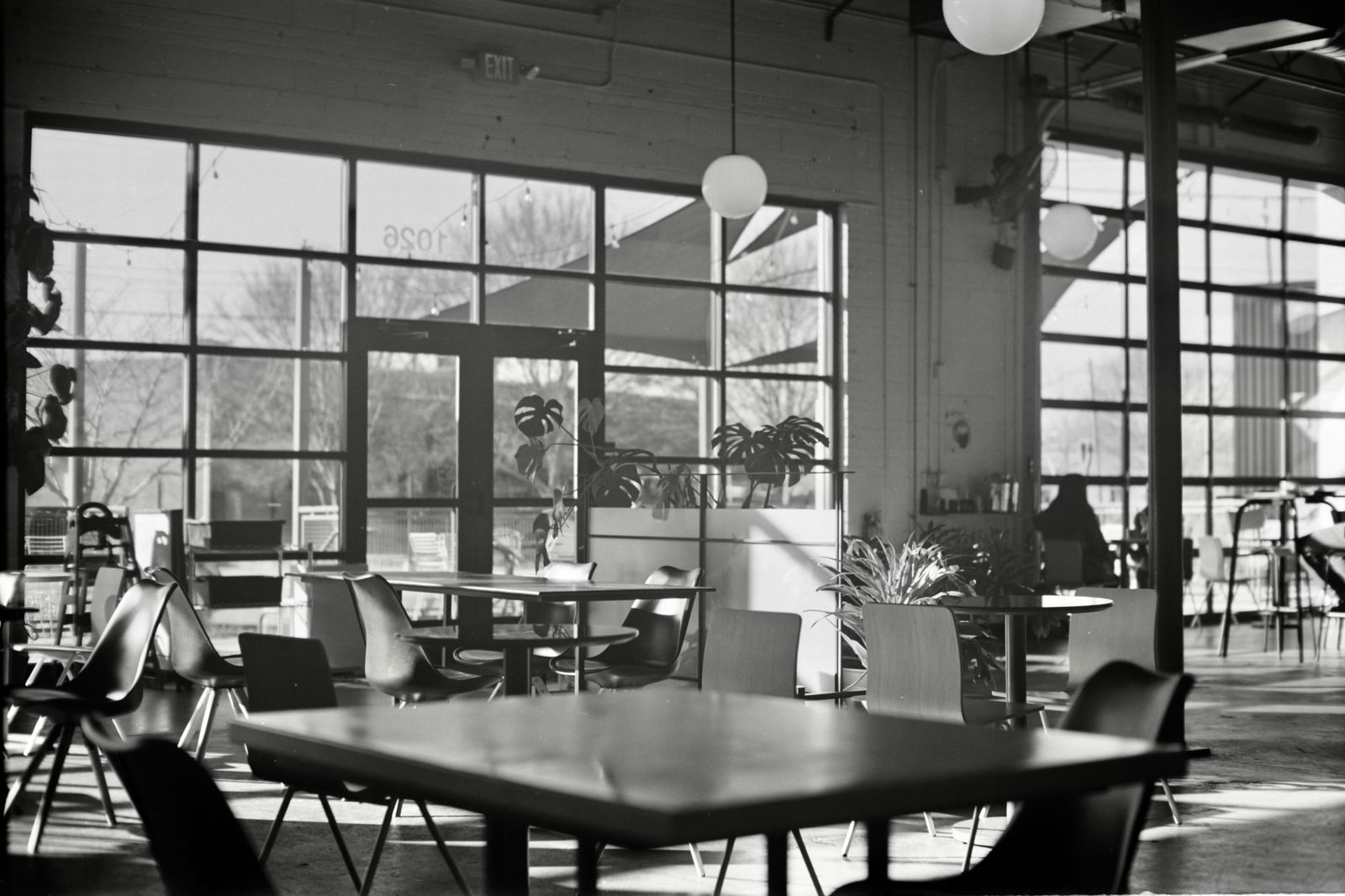 Empty cafeteria
