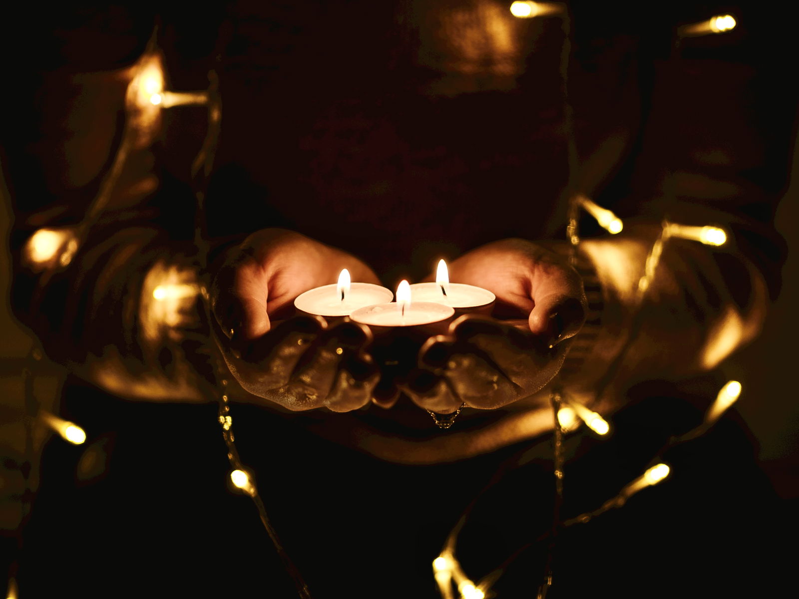 Holding candles
